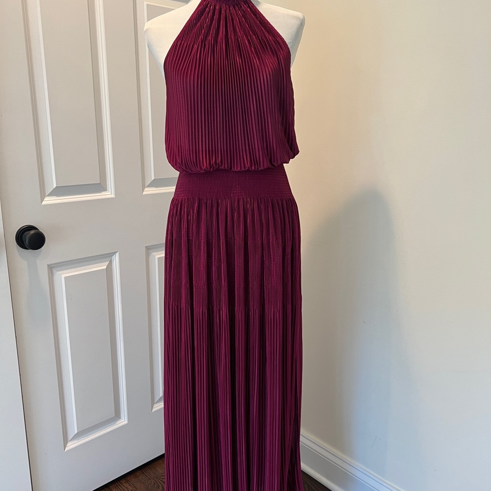 Ramy Brook Halter Maxi Dress (“Lee”)